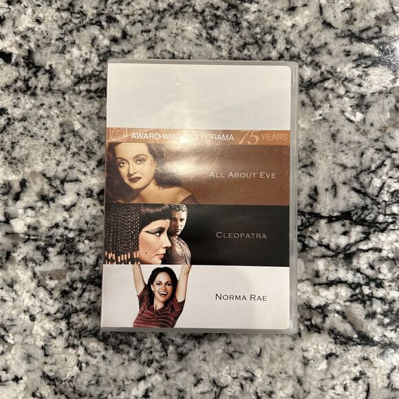 All About Eve/Cleopatra/Norma Rae Triple Feature (DVD, 2010, 3-Disc Set, Fox... - Picture 7 of 14